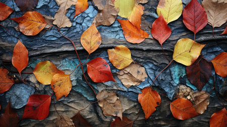 nature leaf linesの素材