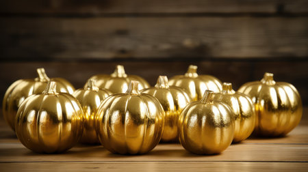metallic gold pumpkinsの素材