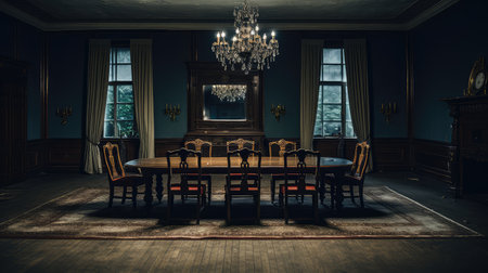 chairs empty houseの素材