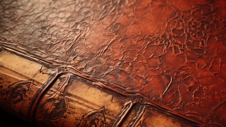 close leather book textureの素材