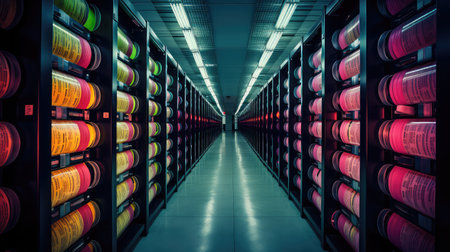 library data center backupの素材