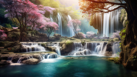 beauty landscape springの素材