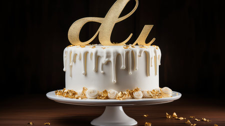 cake gold alphabetの素材