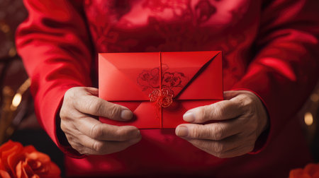 tradition opening red envelopeの素材