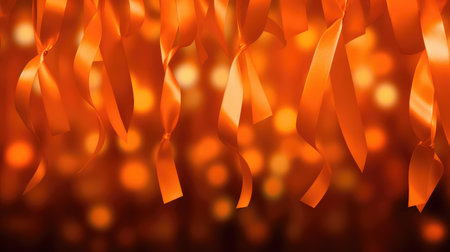 support orange cancer ribbonの素材