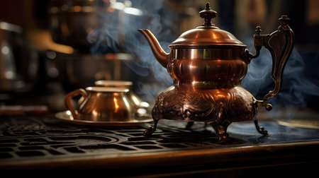 stove old fashioned coffeeの素材