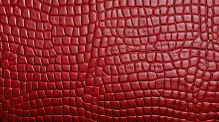 crocodile red leather textureの素材