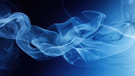 opaque blue smoke transparent backgroundの素材