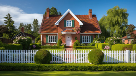 red house brickの素材