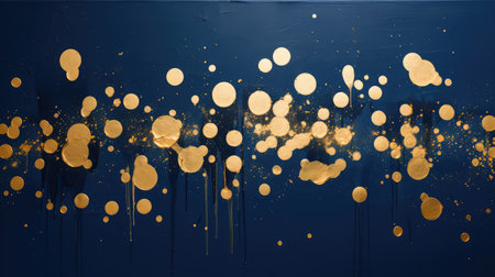 blue gold spotsの素材