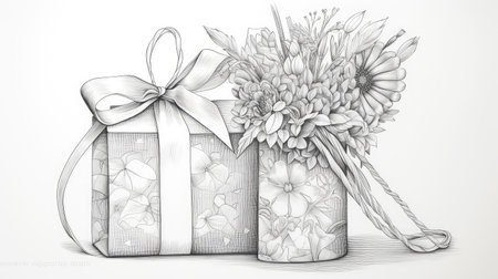 details gift line artの素材