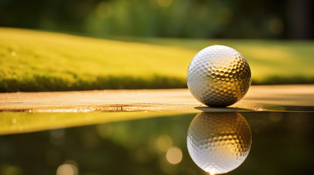 hole gold golf ballの素材