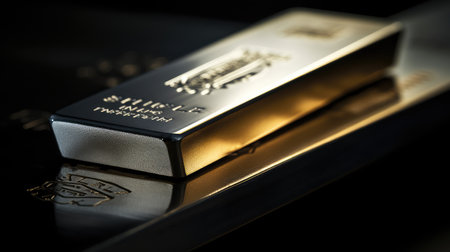 bullion gold and silver barsの素材
