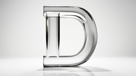 minimalist glass alphabetの素材