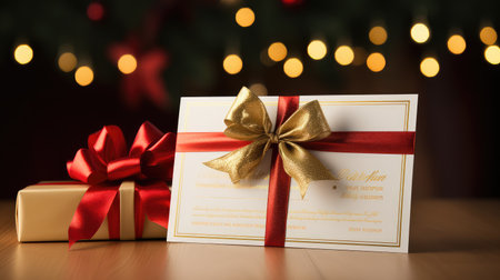 voucher christmas gift certificateの素材