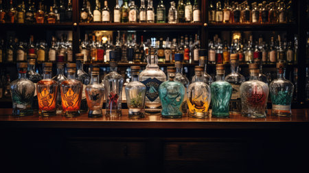 diversity gin bottlesの素材
