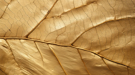 reflective gold leaf textureの素材