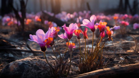 blooming fire regrowthの素材