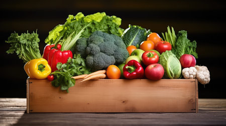 organic farmers market boxの素材