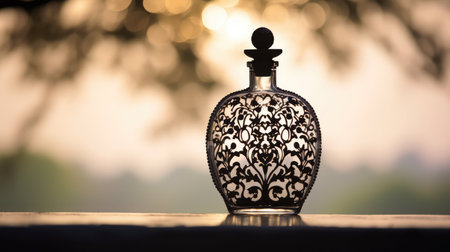 dreamy perfume bottle silhouetteの素材