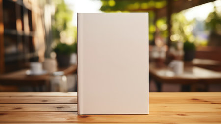 cover standing book mock upの素材