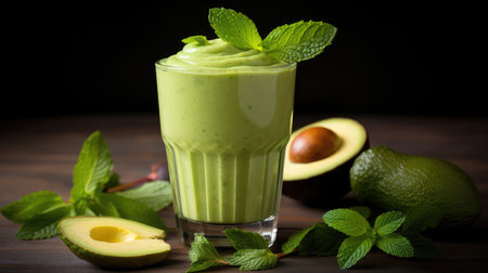 creamy avocado greenの素材