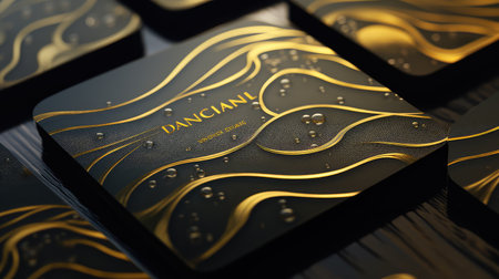 yellow water abstract backgroundの素材