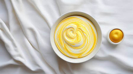 creamy turmeric whiteの素材