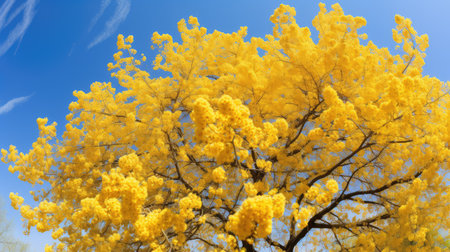 yellow spring pollenの素材