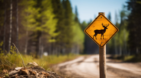 sign wood road signsの素材