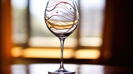 whimsical wine glass outlineの素材