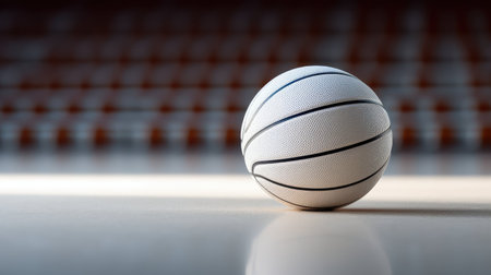 pebbled white basketballの素材