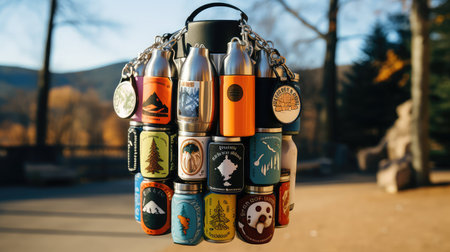 reusable stainless steel water bottlesの素材