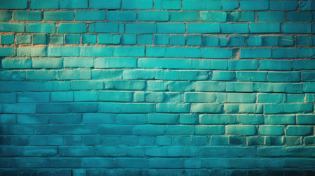 sunlight teal brick wallの素材