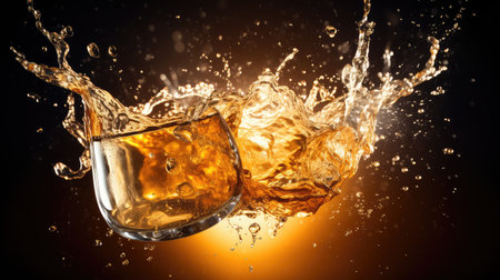 liquid beer splashの素材