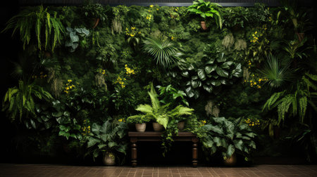 living wall of plantsの素材