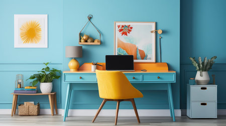 colorful wall deskの素材