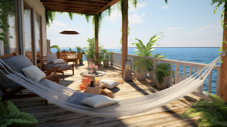 string beach house deckの素材