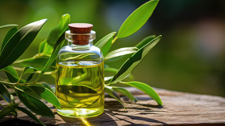 aromatic tea tree leavesの素材