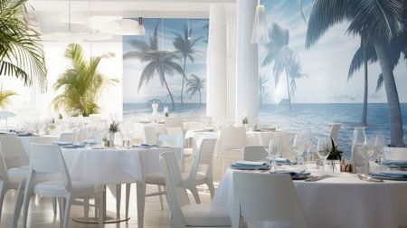 palm white restaurantの素材