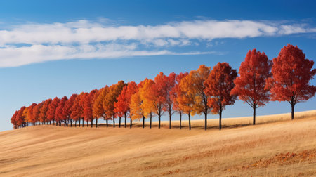 red tree linesの素材