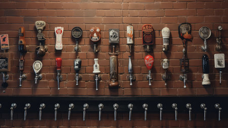 pub vintage beer tapの素材