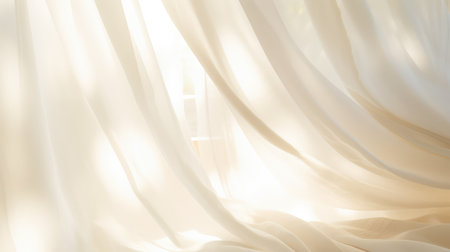 sunlit white linen backgroundの素材