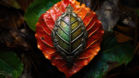 colors shield leafの素材