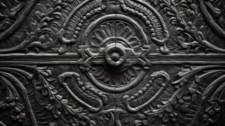 door wood texture black and whiteの素材