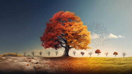transition tree timelineの素材
