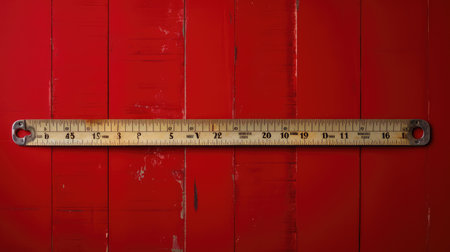 measure tools redの素材