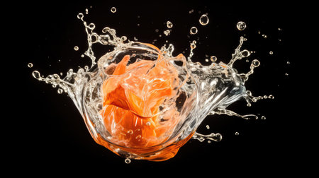 balloon water explosionの素材