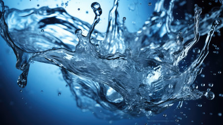 droplet water closeupの素材