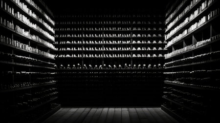 ambiance black and white wineの素材